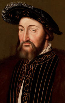 French School Portrait of Francis I of France c 1530